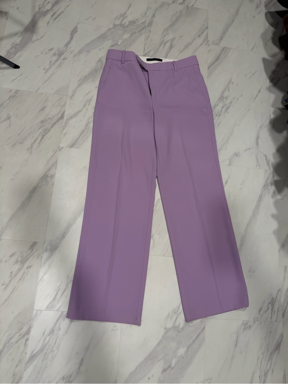 Zara Lilac Wide-Leg Dress Pants - Women's
